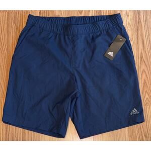Adidas Golf Athletic Ripstop Short Gym Workout Navy Blue Men M, MSRP $55